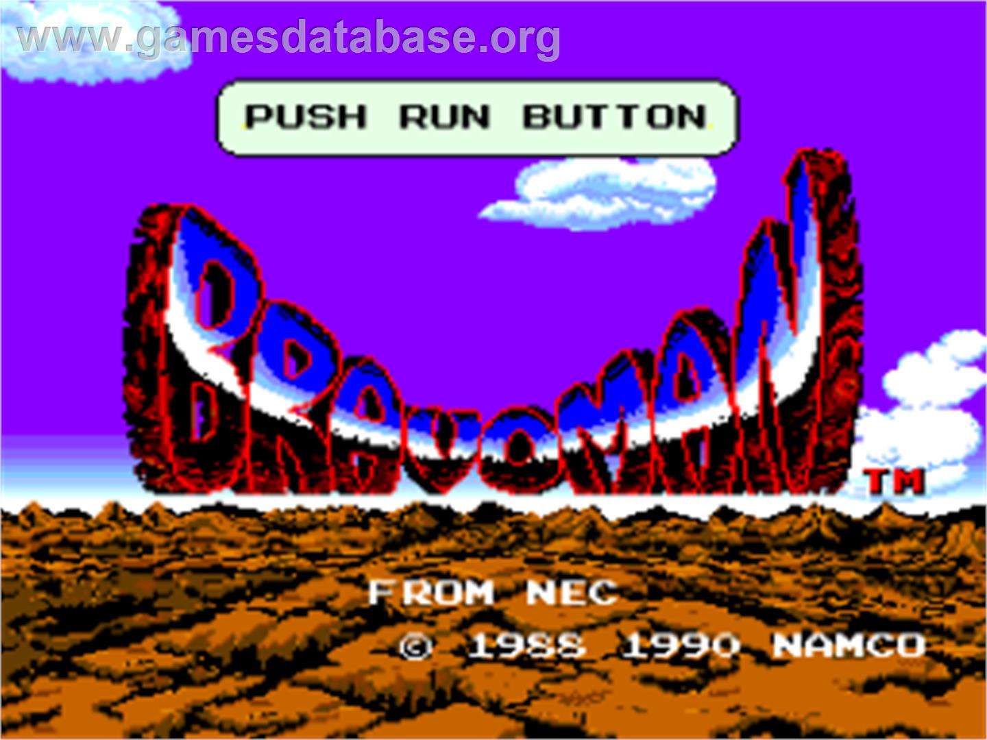 Bravoman - NEC TurboGrafx-16 - Artwork - Title Screen
