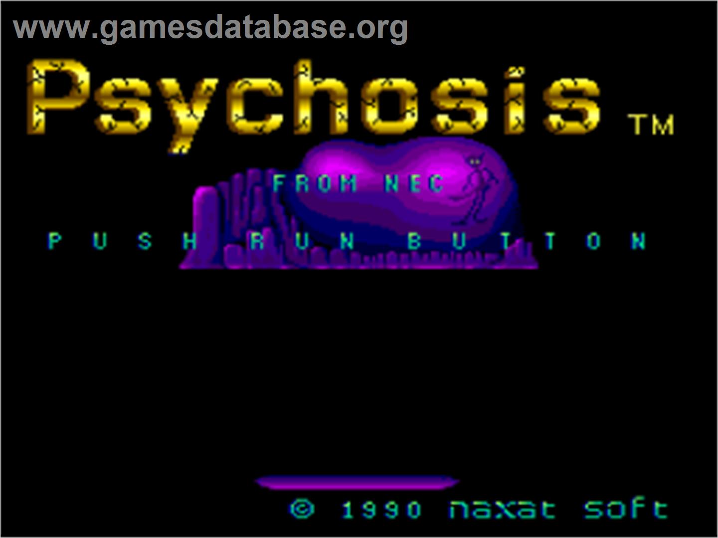 Psychosis - NEC TurboGrafx-16 - Artwork - Title Screen