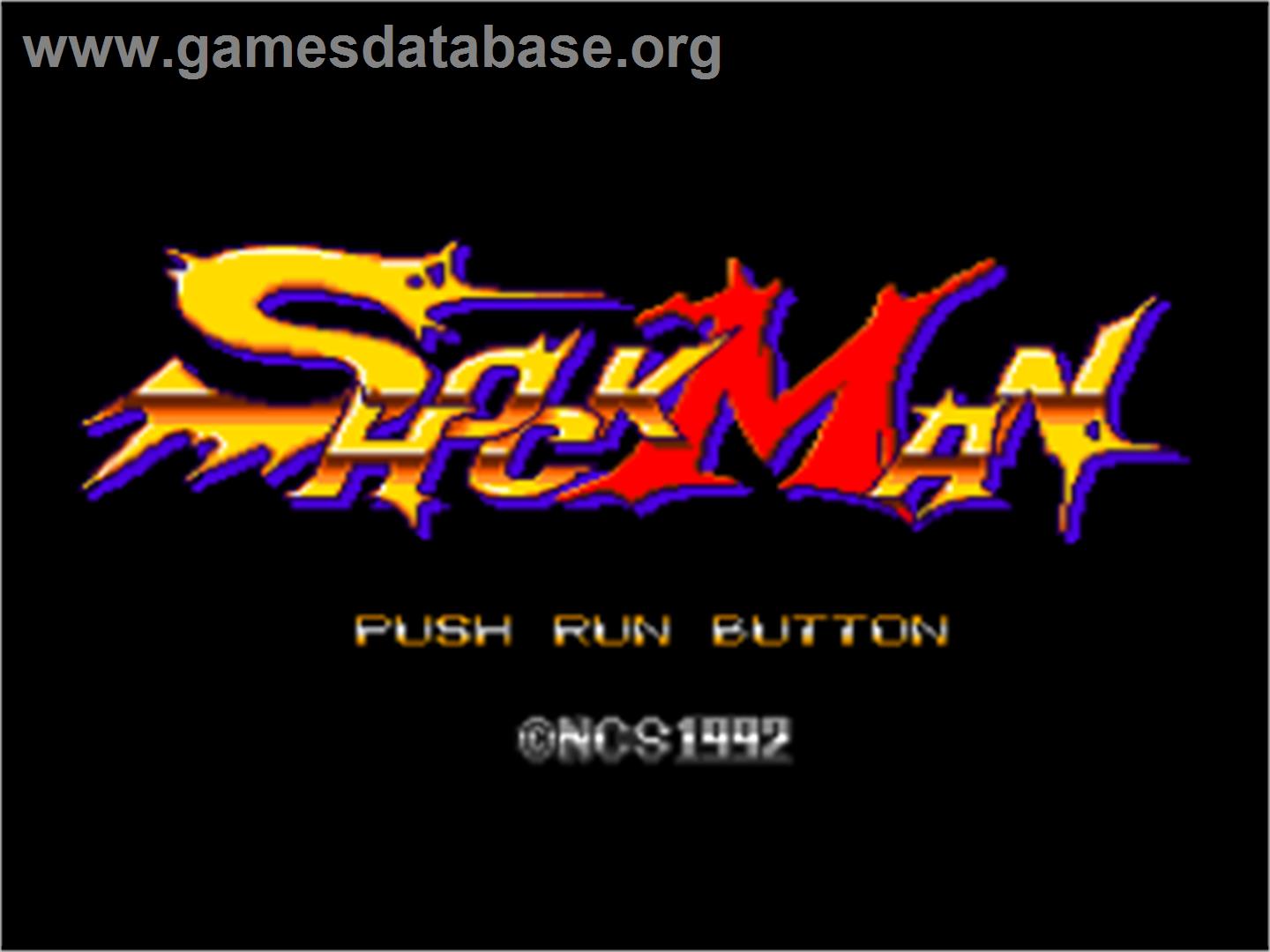 Shockman - NEC TurboGrafx-16 - Artwork - Title Screen