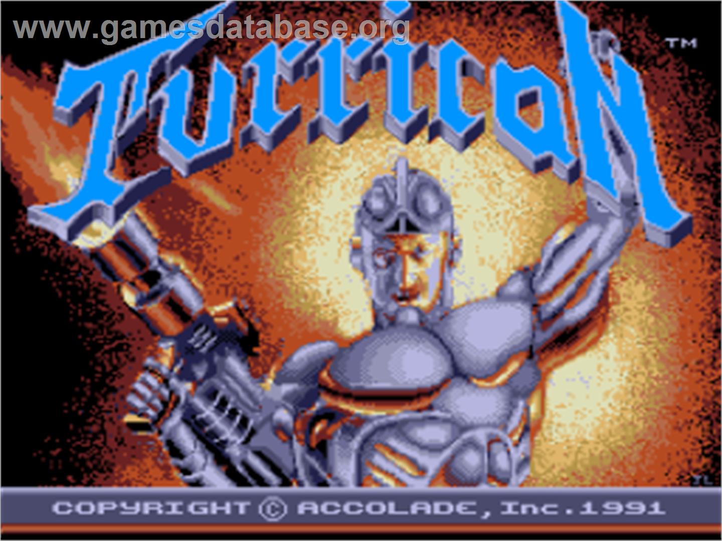 Turrican - NEC TurboGrafx-16 - Artwork - Title Screen