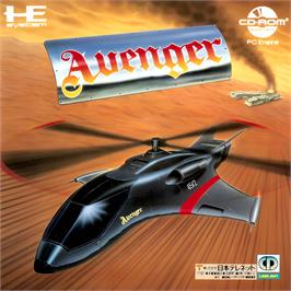 Box cover for Avenger on the NEC TurboGrafx CD.