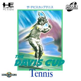 Box cover for Davis Cup Tennis, The on the NEC TurboGrafx CD.