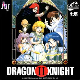Box cover for Dragon Knight 2 on the NEC TurboGrafx CD.