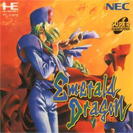 Box cover for Emerald Dragon on the NEC TurboGrafx CD.