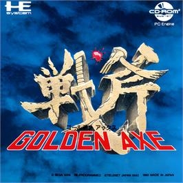 Box cover for Golden Axe on the NEC TurboGrafx CD.