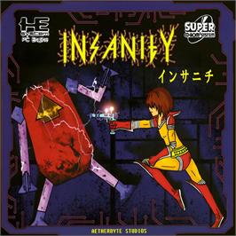 Box cover for Insanity on the NEC TurboGrafx CD.