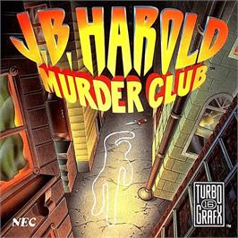 Box cover for Jb Harold Murder Club on the NEC TurboGrafx CD.
