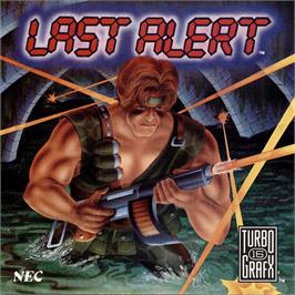 Box cover for Last Alert on the NEC TurboGrafx CD.