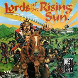 Box cover for Lords Of The Rising Sun on the NEC TurboGrafx CD.