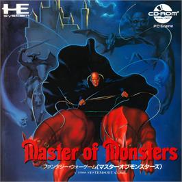 Box cover for Master Of Monsters on the NEC TurboGrafx CD.