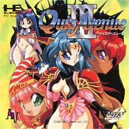 Box cover for Quiz Avenue 3 on the NEC TurboGrafx CD.