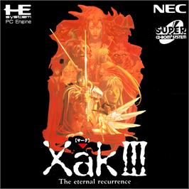 Box cover for Xak 3 - The Eternal Recurrence on the NEC TurboGrafx CD.