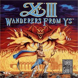 Box cover for Ys 3 - Wanderers From Ys on the NEC TurboGrafx CD.