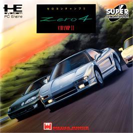 Box cover for Zero 4 Champ 2 on the NEC TurboGrafx CD.