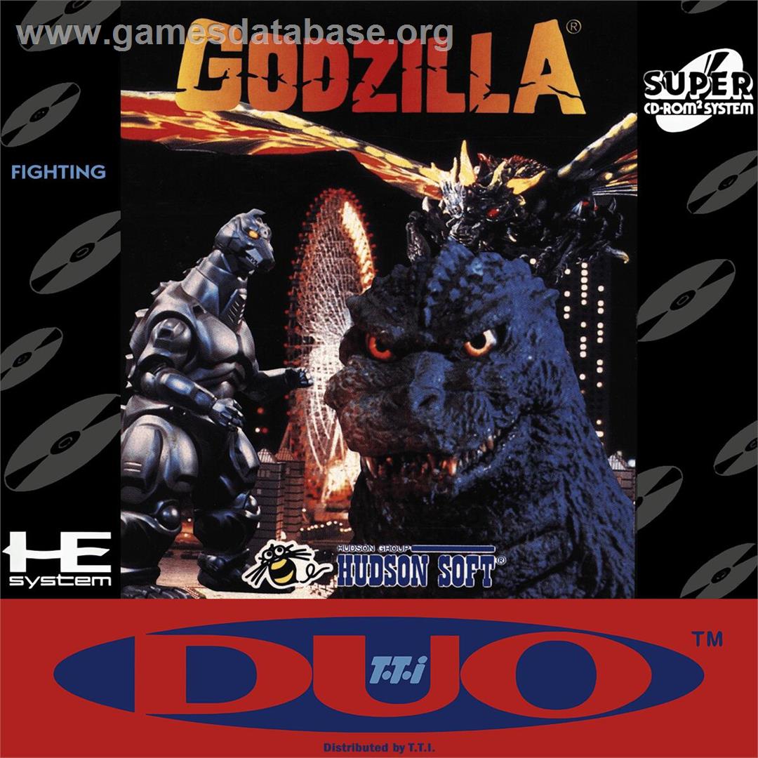 Godzilla - NEC TurboGrafx CD - Artwork - Box