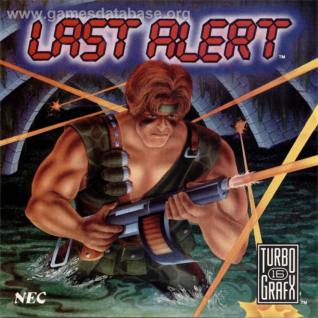 Last Alert - NEC TurboGrafx CD - Artwork - Box