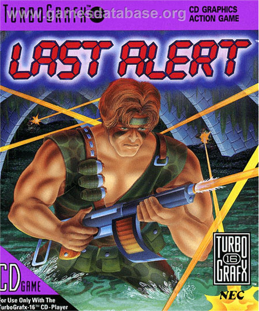 Last Alert - NEC TurboGrafx CD - Artwork - Box