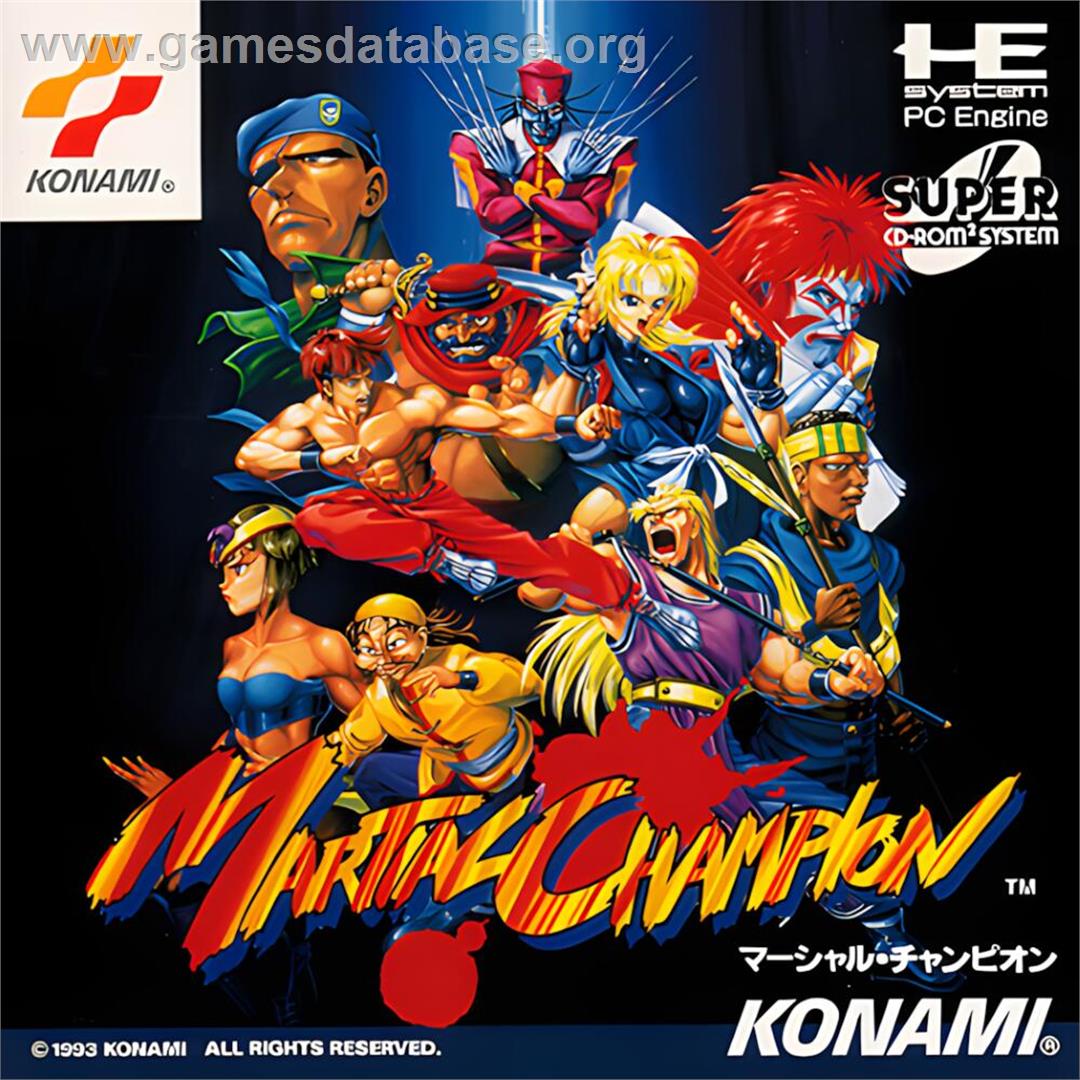 Martial Champion - NEC TurboGrafx CD - Artwork - Box
