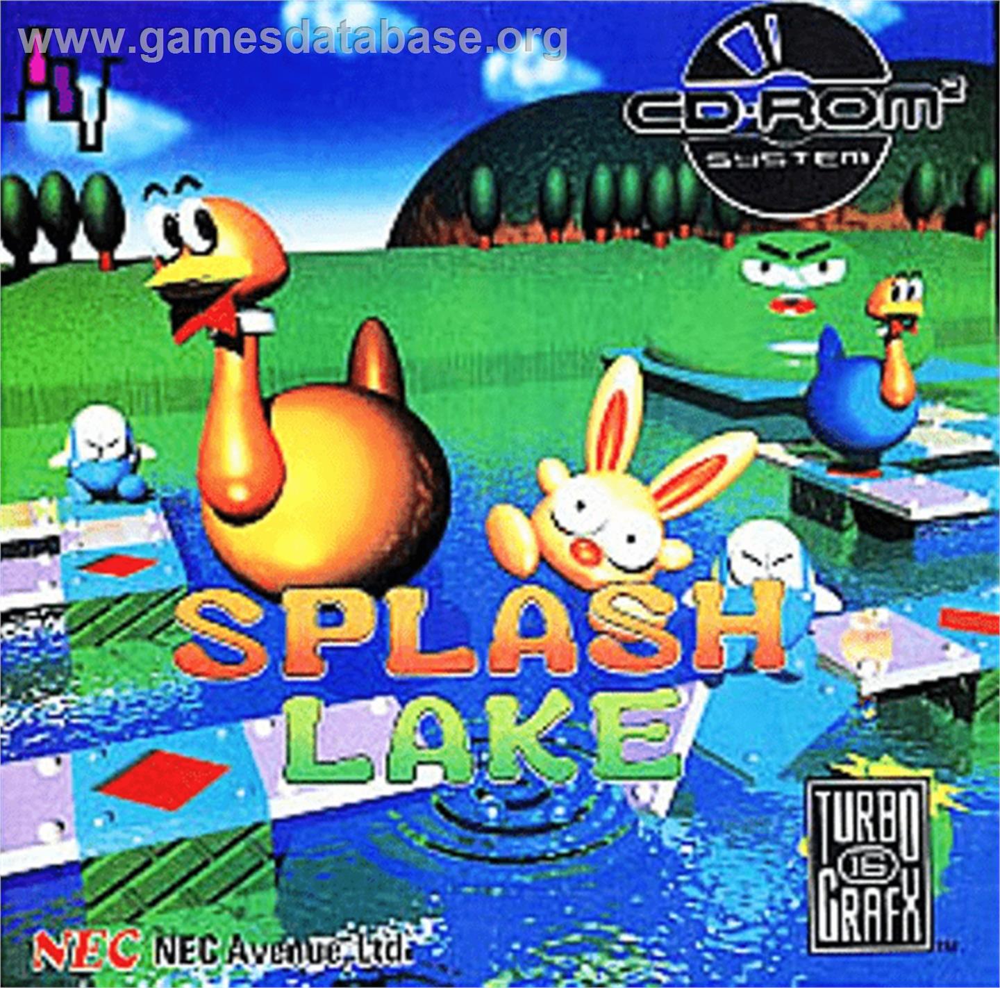 Splash Lake - NEC TurboGrafx CD - Artwork - Box