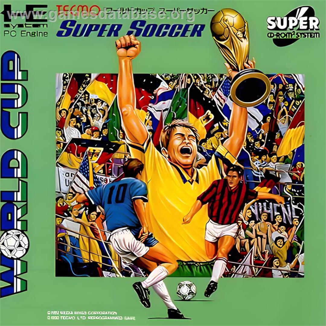 Tecmo World Cup Super Soccer - NEC TurboGrafx CD - Artwork - Box