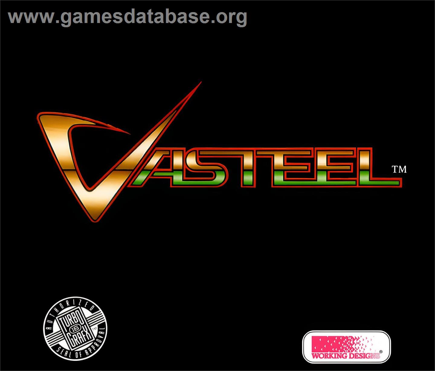 Vasteel - NEC TurboGrafx CD - Artwork - Box