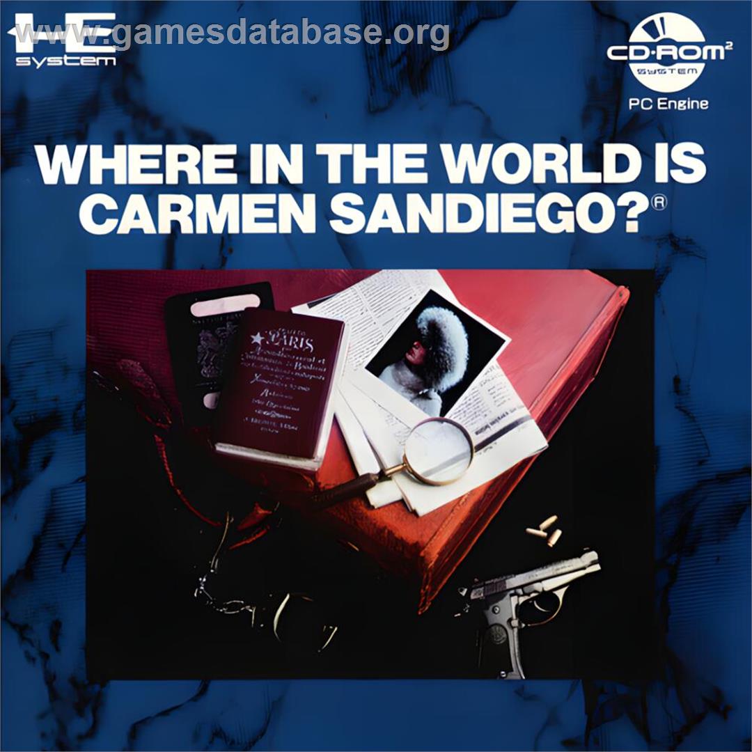 Where in the World is Carmen Sandiego? - NEC TurboGrafx CD - Artwork - Box