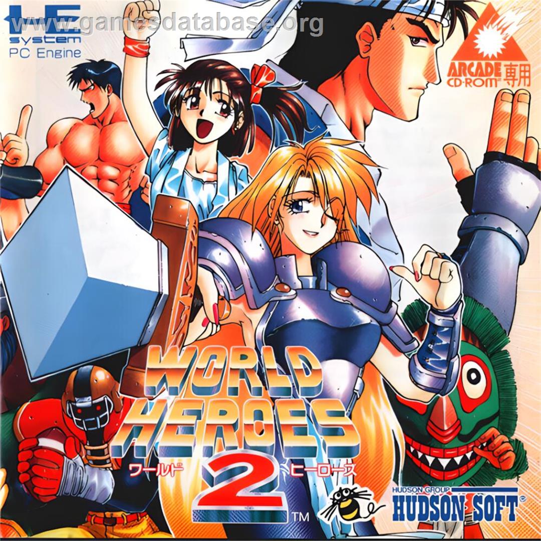 World Heroes 2 - NEC TurboGrafx CD - Artwork - Box