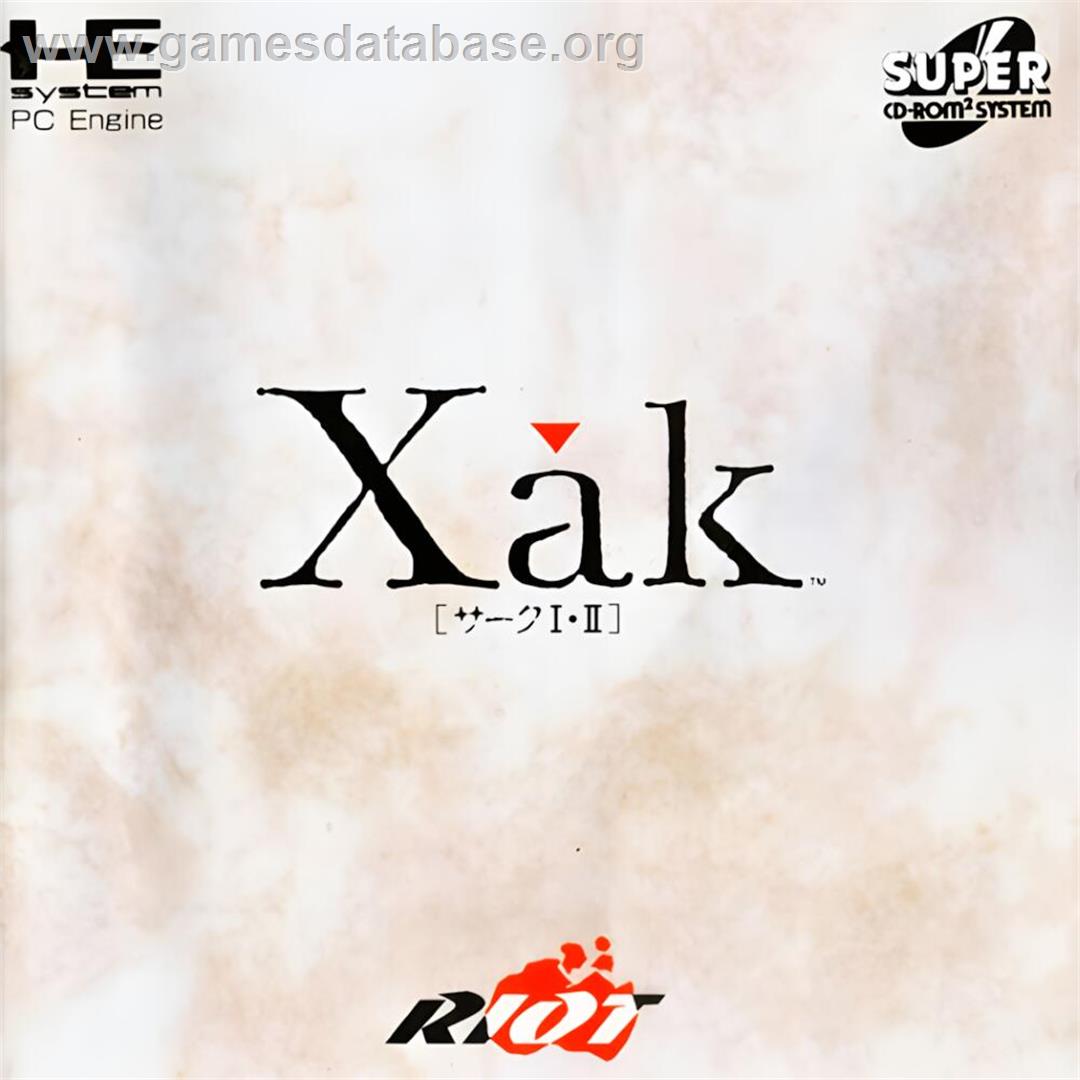 Xak 1-2 - NEC TurboGrafx CD - Artwork - Box