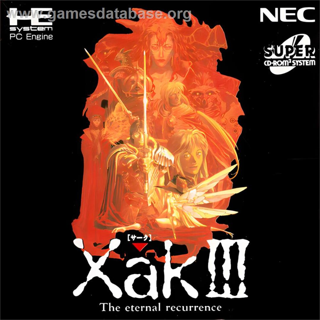Xak 3 - The Eternal Recurrence - NEC TurboGrafx CD - Artwork - Box
