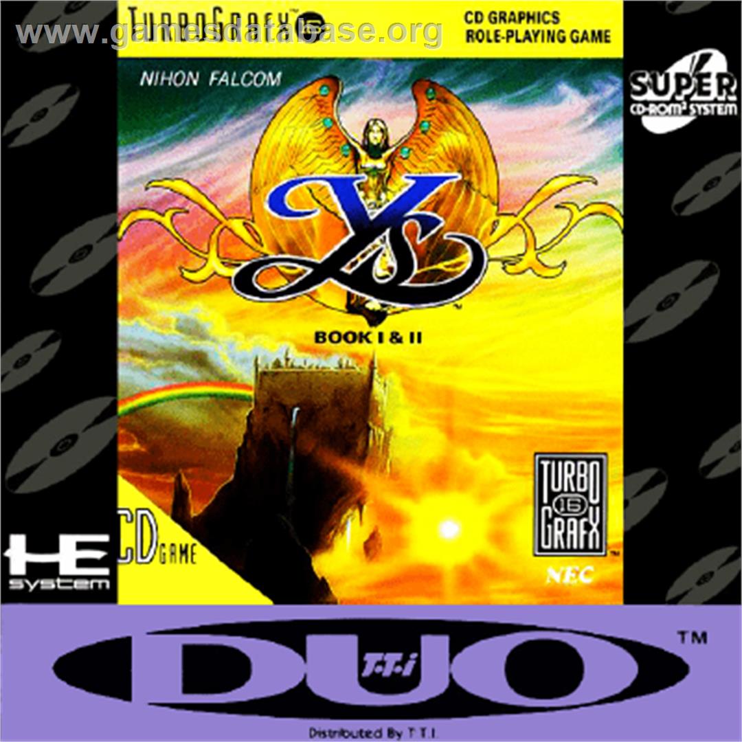 Ys: Book I & 2 - NEC TurboGrafx CD - Artwork - Box