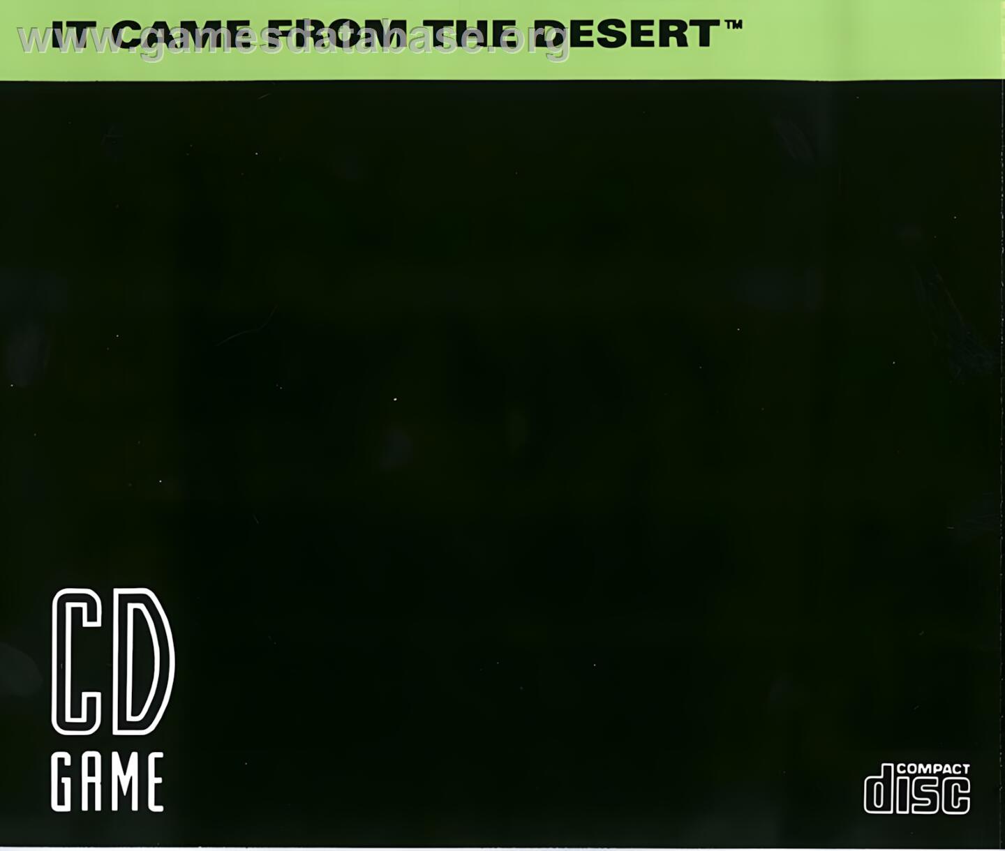 It Came From The Desert - NEC TurboGrafx CD - Artwork - Box Back