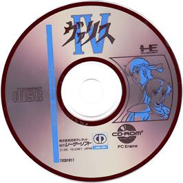 Cartridge artwork for Valis 4 on the NEC TurboGrafx CD.