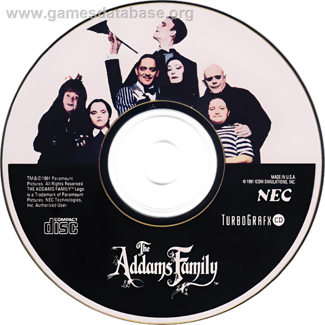Addams Family, The - NEC TurboGrafx CD - Artwork - Cartridge