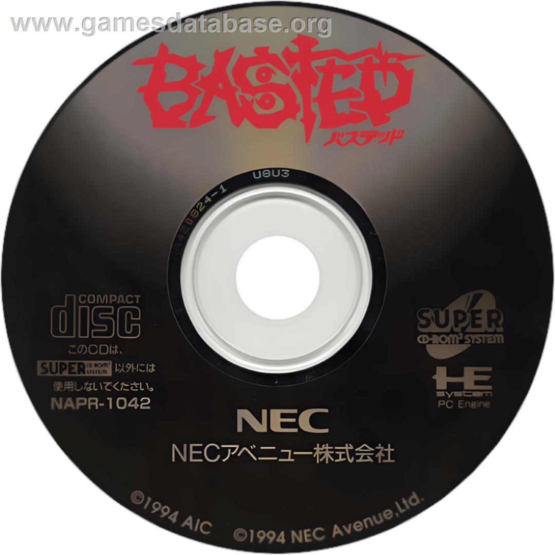 Basted - NEC TurboGrafx CD - Artwork - Cartridge