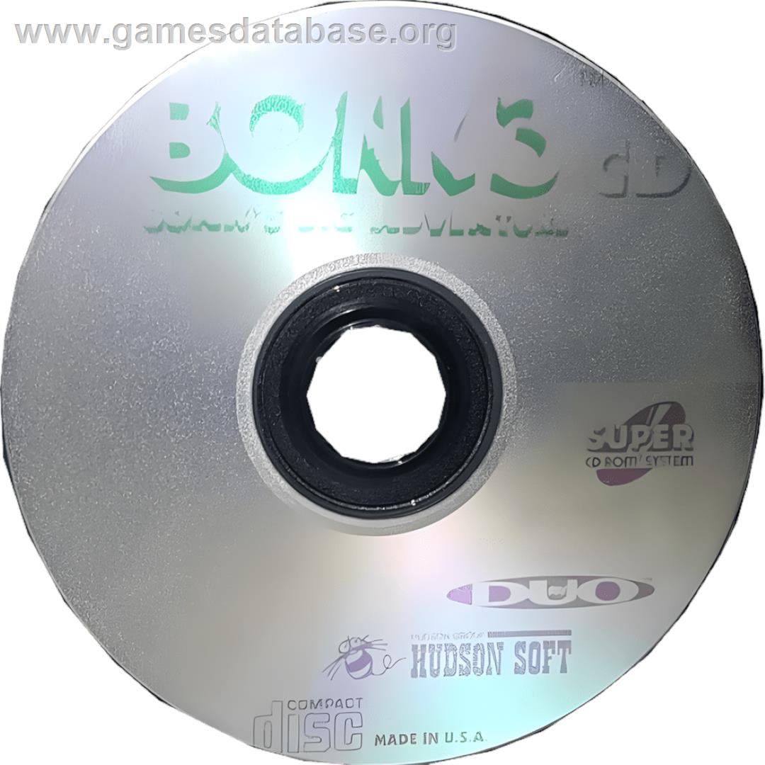 Bonk 3 - Bonk's Big Adventure - NEC TurboGrafx CD - Artwork - Cartridge