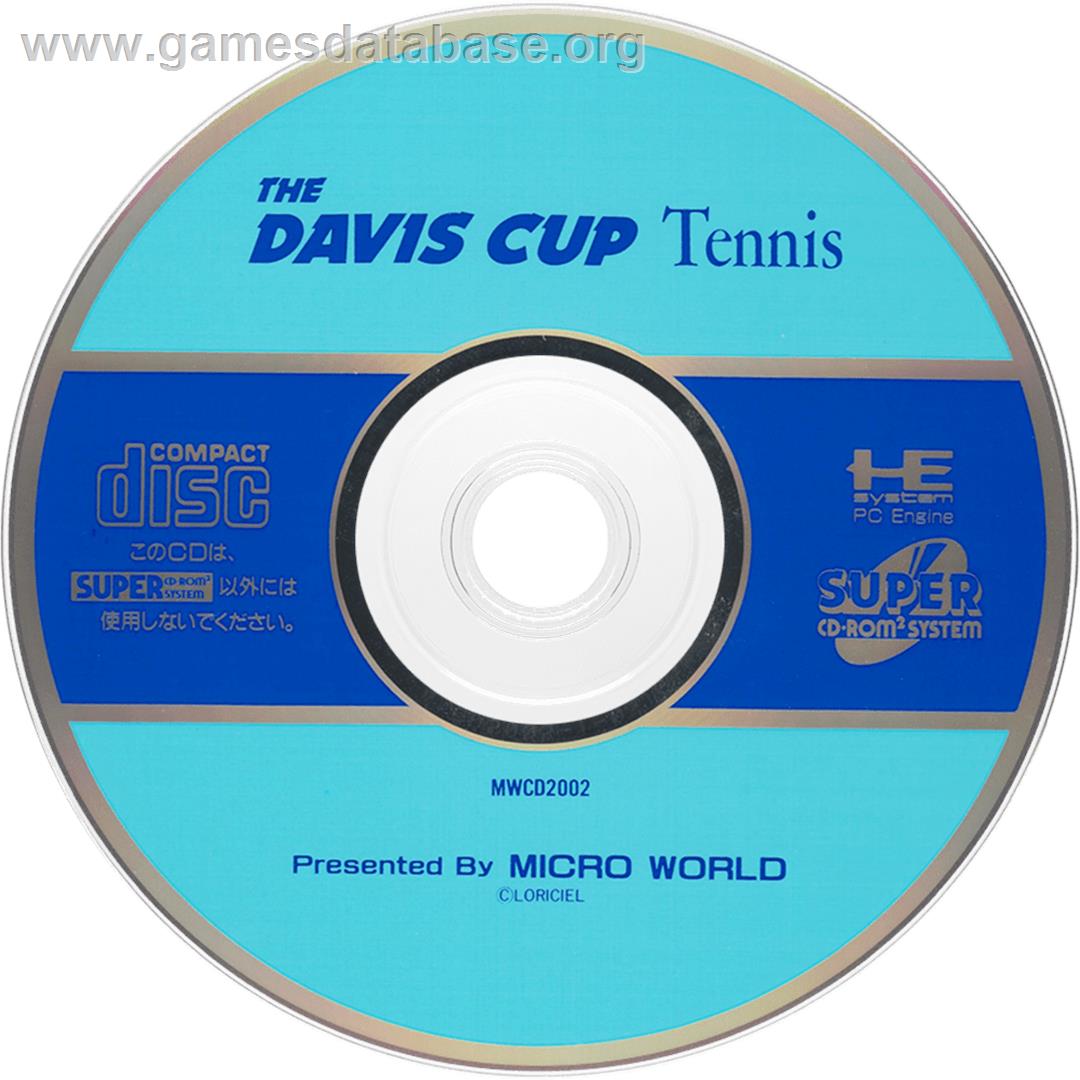 Davis Cup Tennis, The - NEC TurboGrafx CD - Artwork - Cartridge