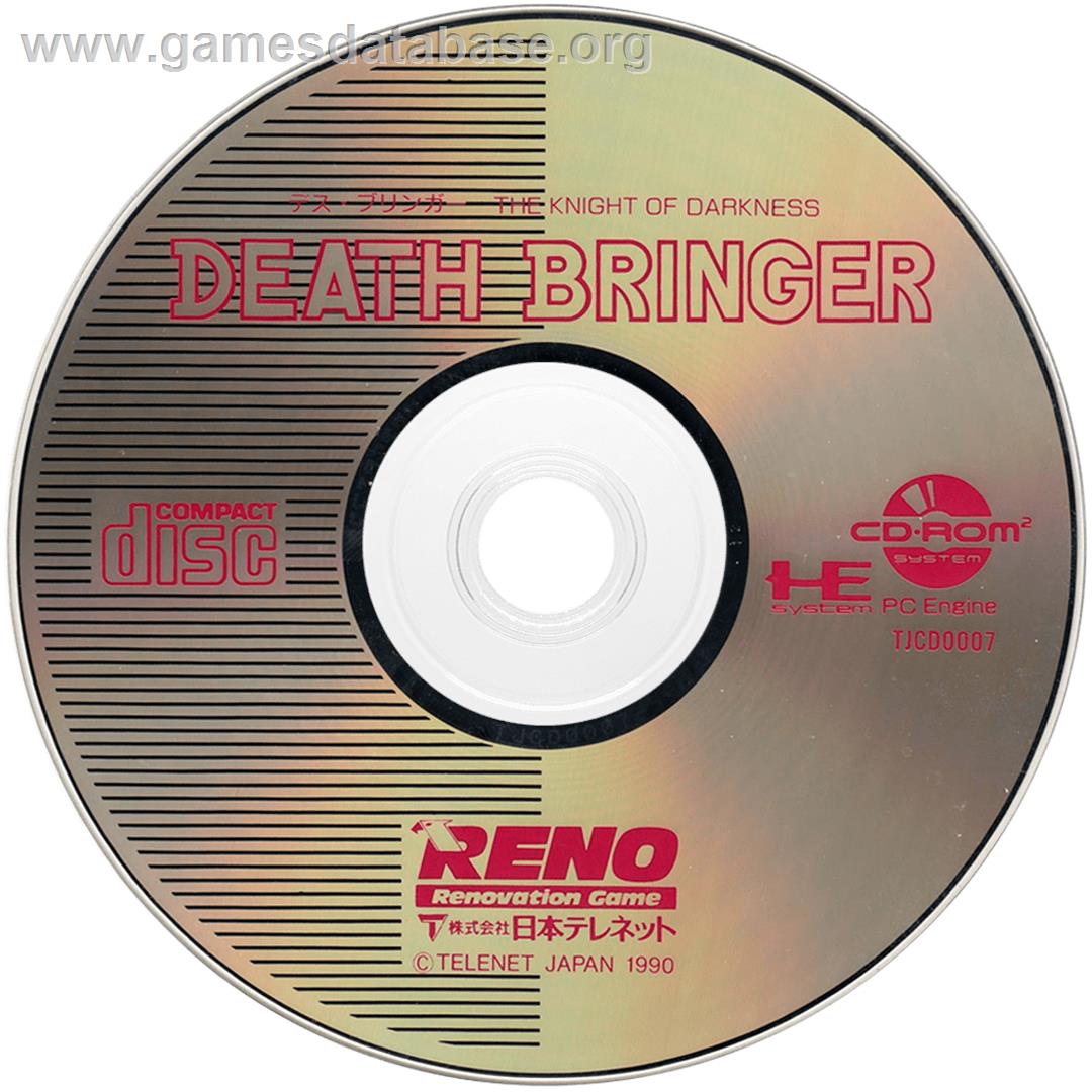 Death Bringer - The Knight Of Darkness - NEC TurboGrafx CD - Artwork - Cartridge