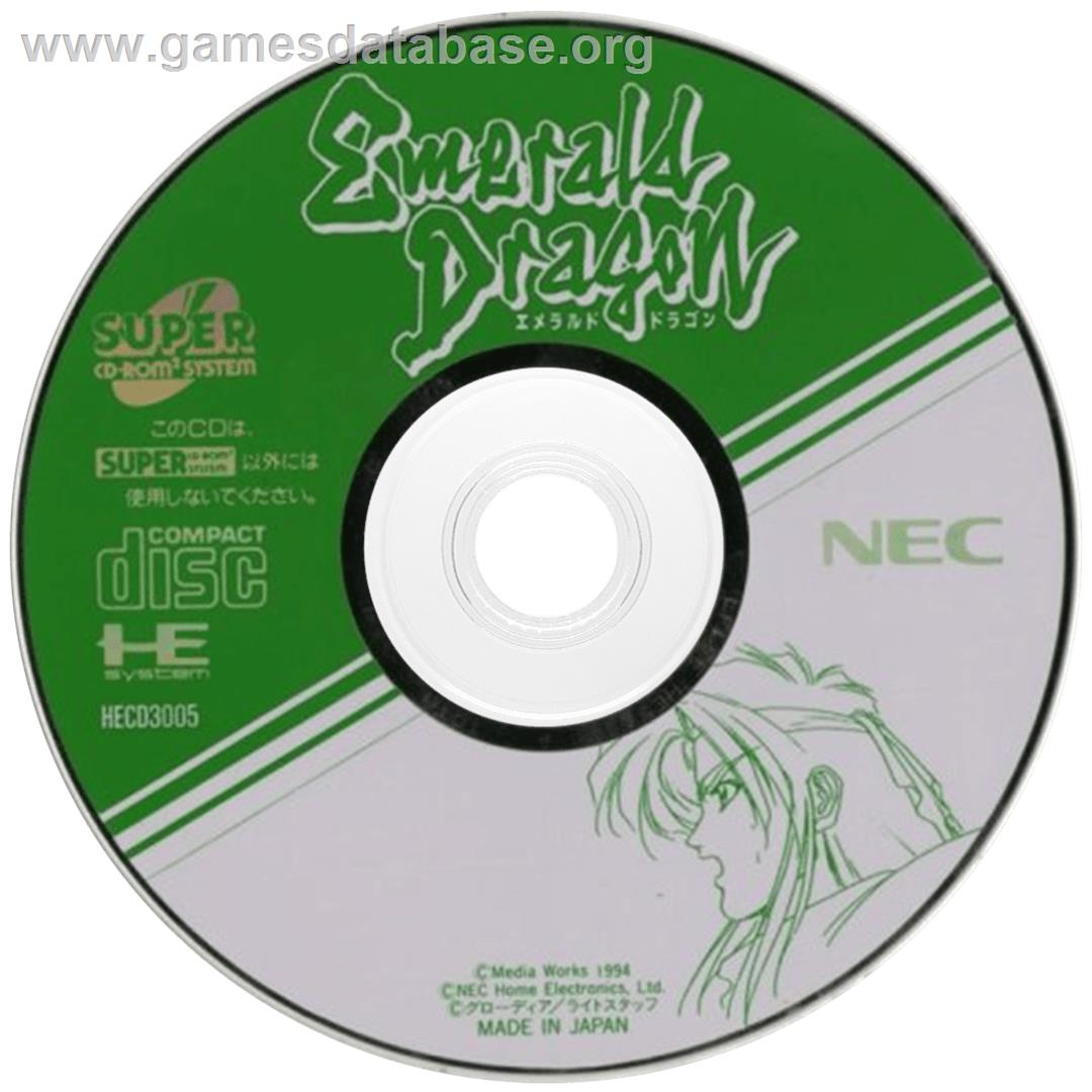 Emerald Dragon - NEC TurboGrafx CD - Artwork - Cartridge