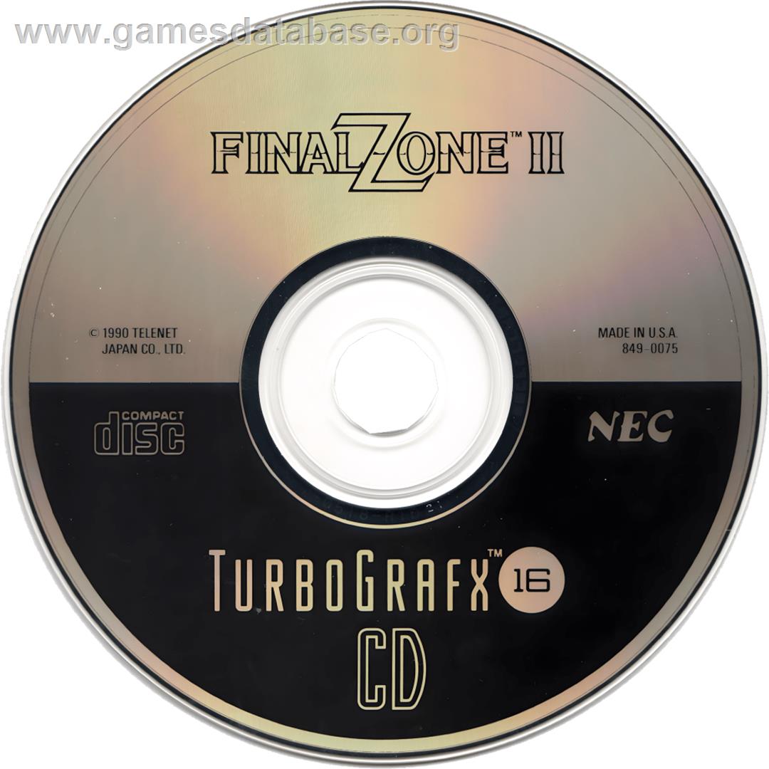 Final Zone 2 - NEC TurboGrafx CD - Artwork - Cartridge