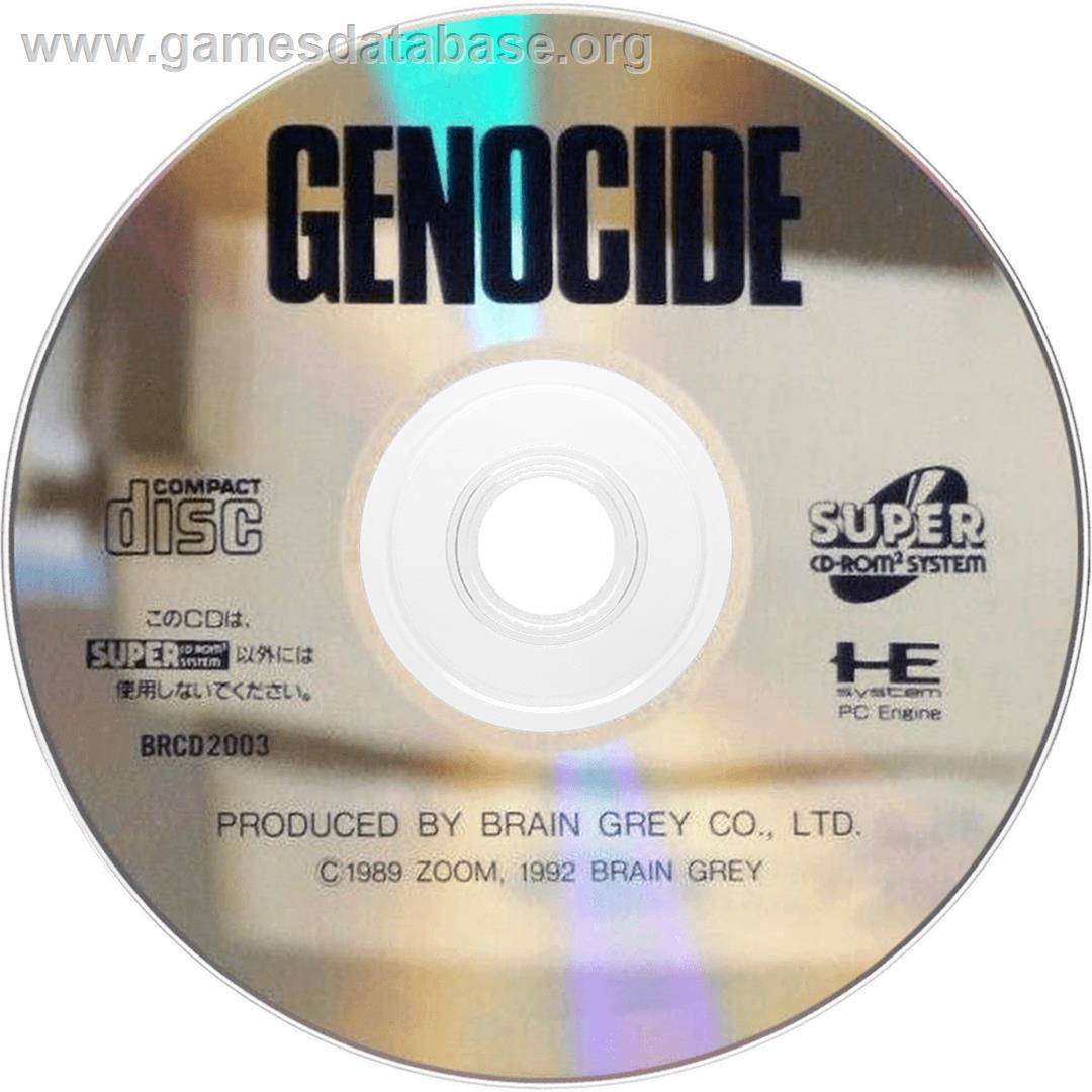 Genocide - NEC TurboGrafx CD - Artwork - Cartridge