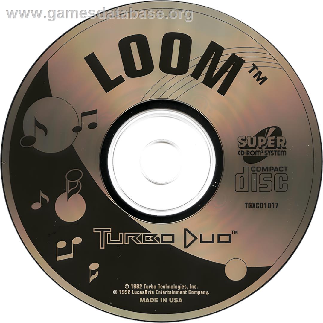 Loom - NEC TurboGrafx CD - Artwork - Cartridge