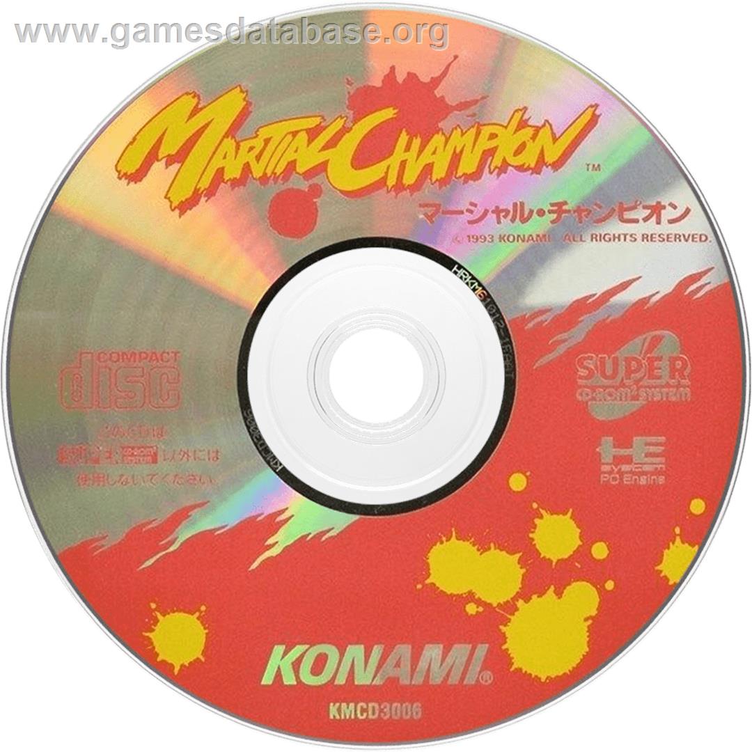 Martial Champion - NEC TurboGrafx CD - Artwork - Cartridge