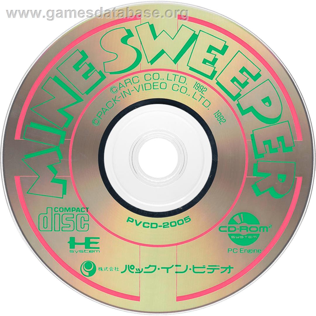 Minesweeper - NEC TurboGrafx CD - Artwork - Cartridge