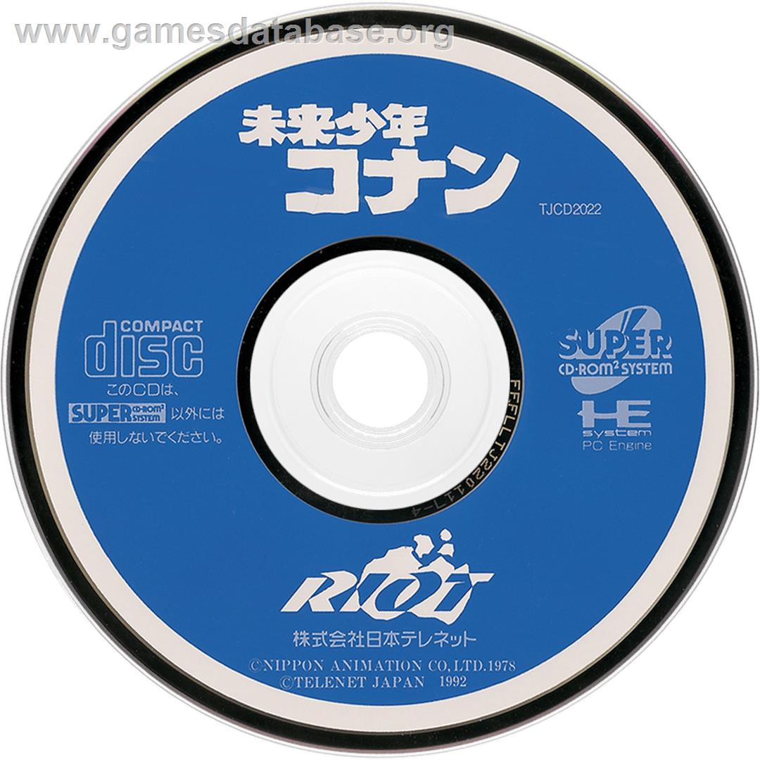 Mirai Shounen Conan - NEC TurboGrafx CD - Artwork - Cartridge