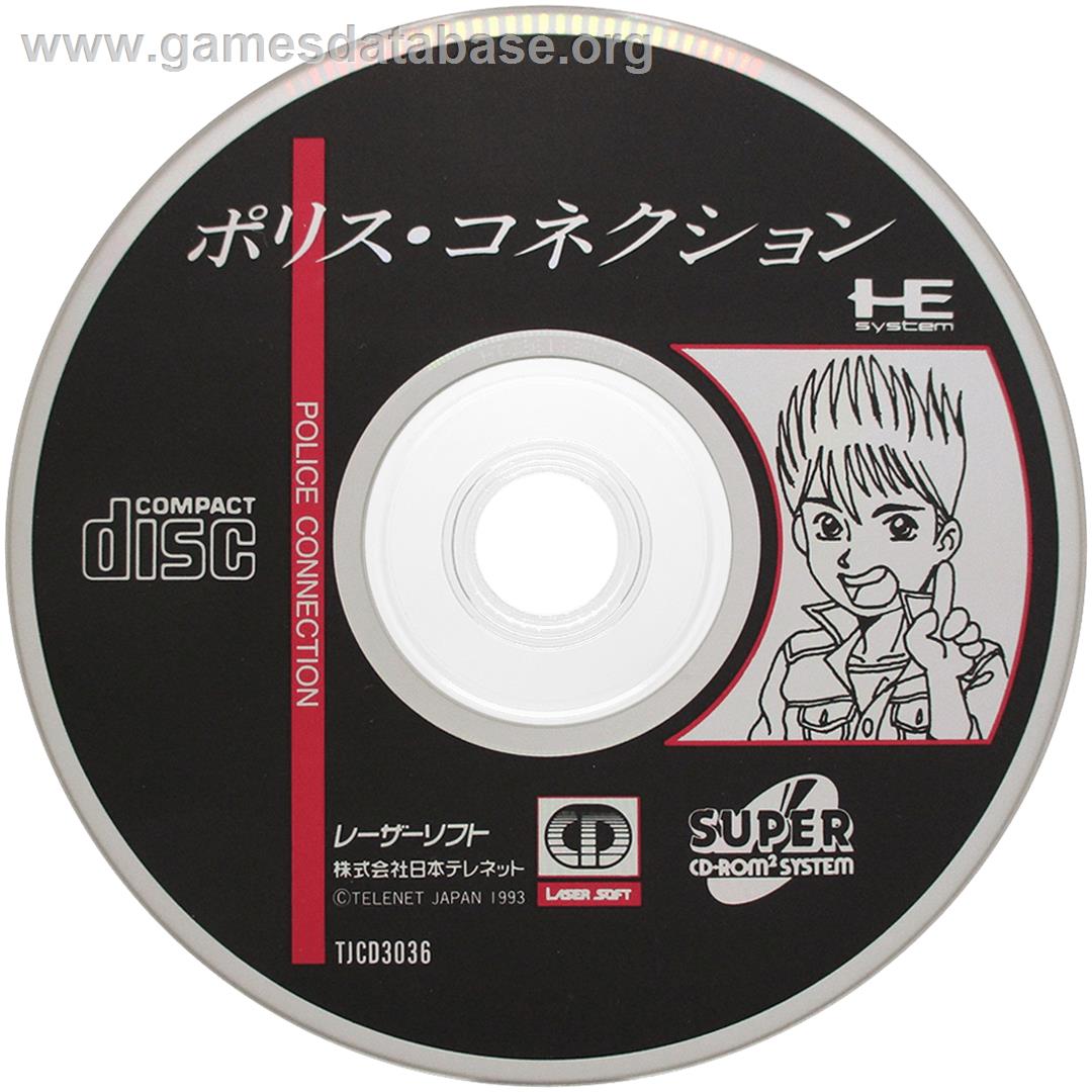Police Connection - NEC TurboGrafx CD - Artwork - Cartridge