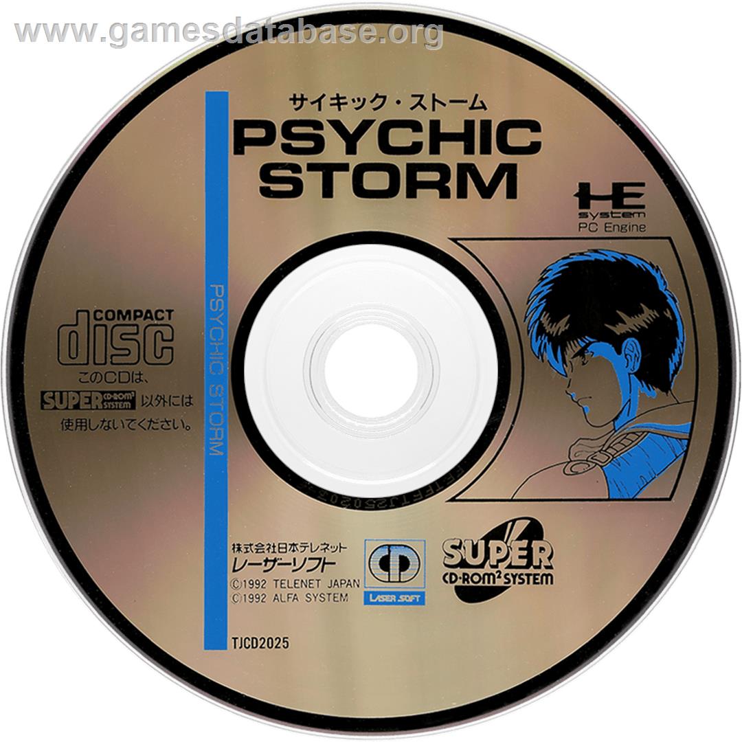 Psychic Storm - NEC TurboGrafx CD - Artwork - Cartridge