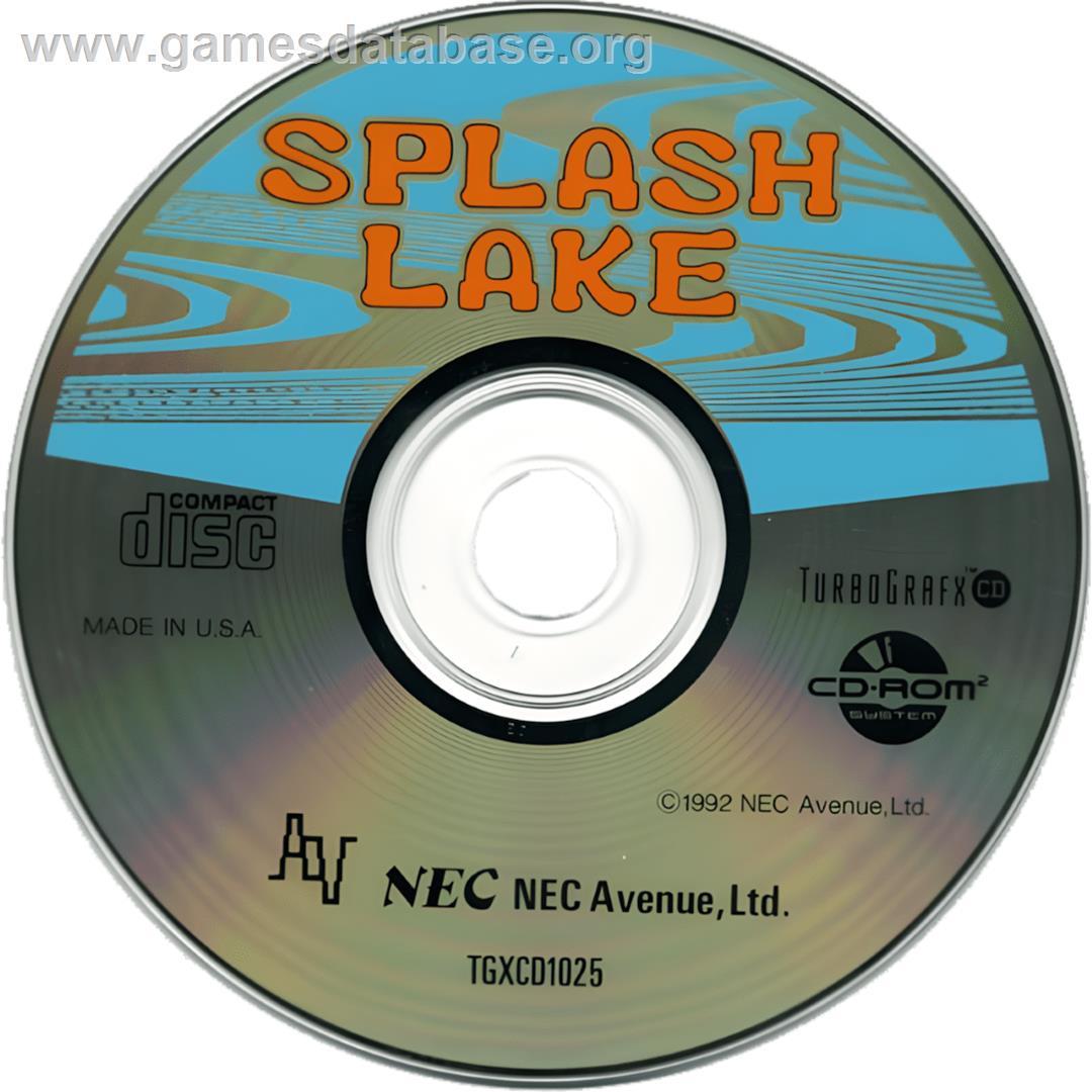 Splash Lake - NEC TurboGrafx CD - Artwork - Cartridge