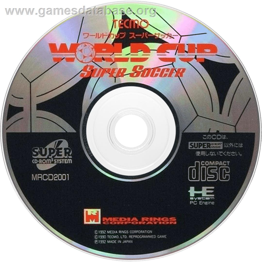 Tecmo World Cup Super Soccer - NEC TurboGrafx CD - Artwork - Cartridge