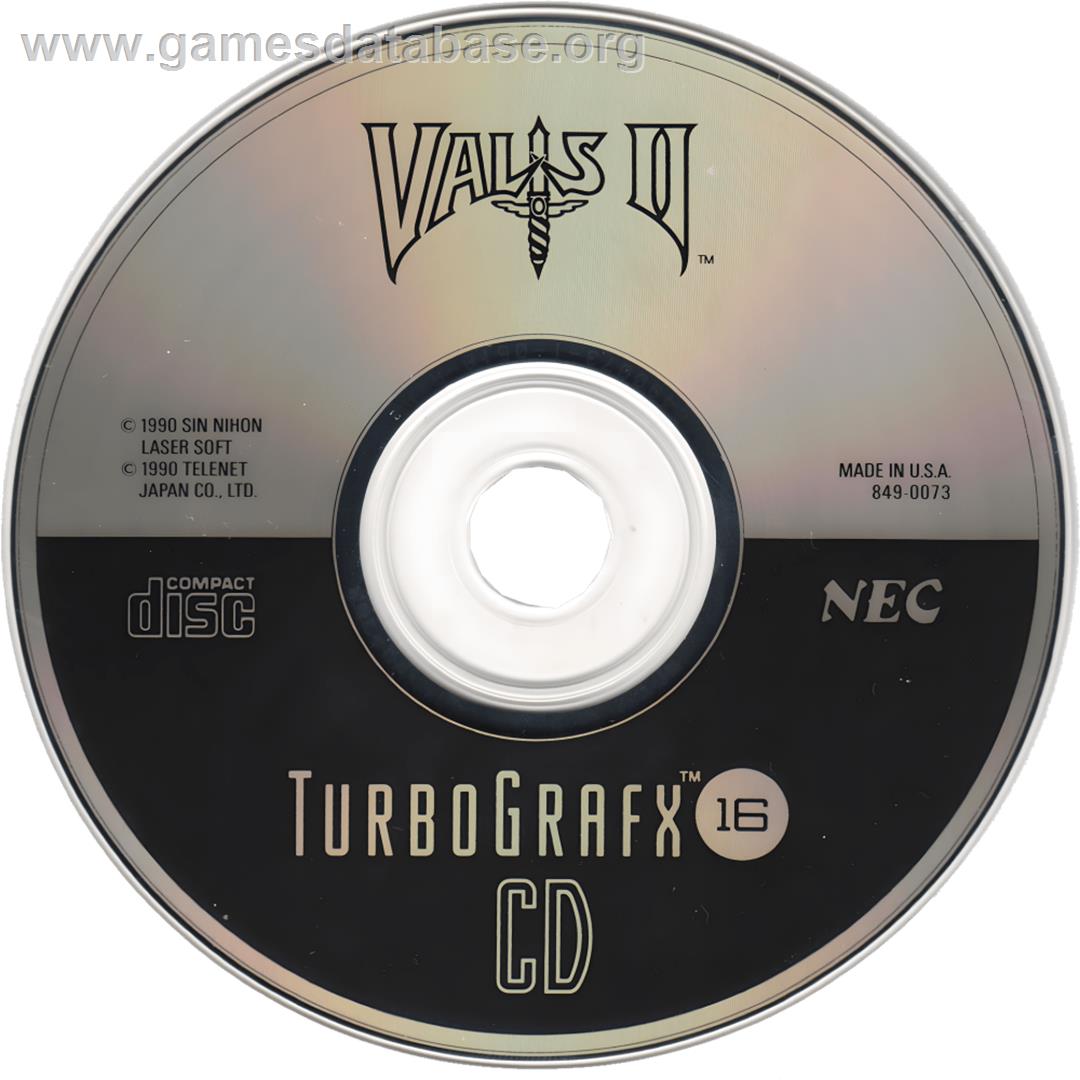 Valis 2 - NEC TurboGrafx CD - Artwork - Cartridge