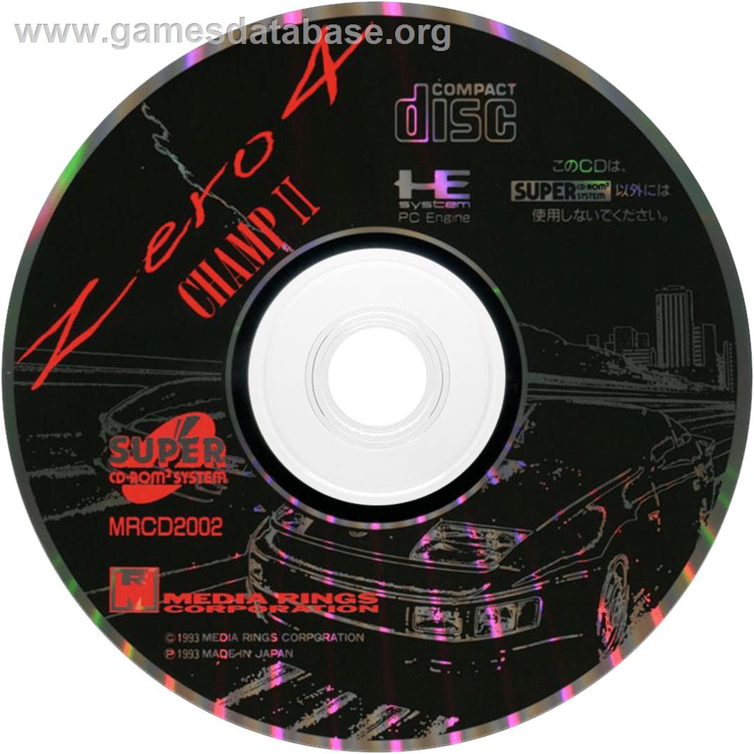Zero 4 Champ 2 - NEC TurboGrafx CD - Artwork - Cartridge